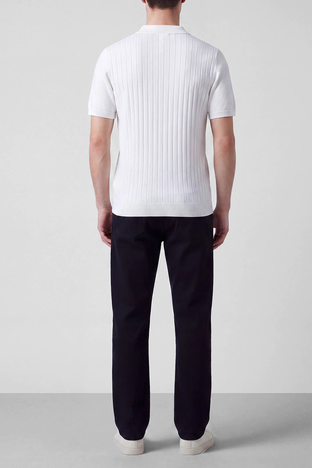 Zipper Textured Polo