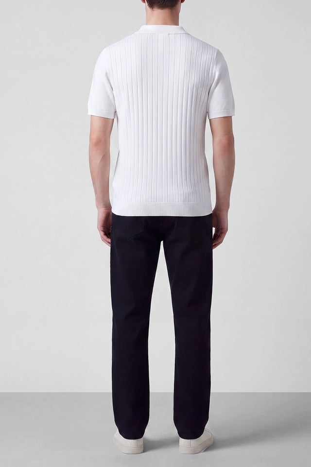 Zipper Textured Polo