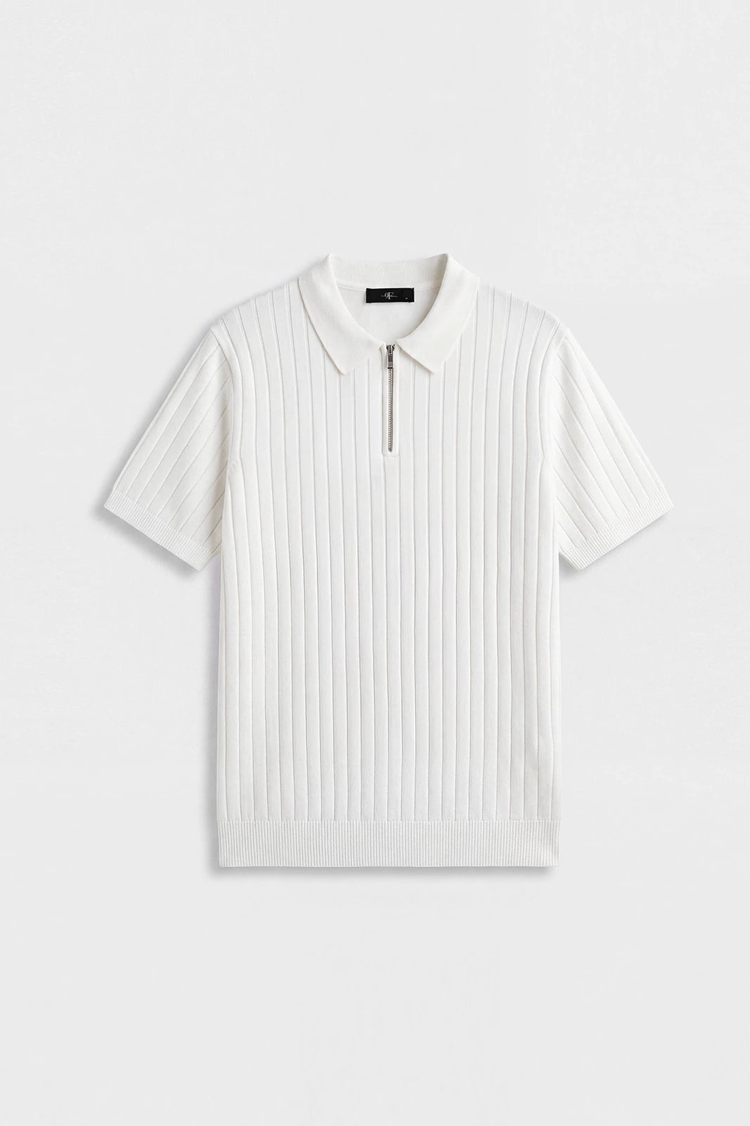 Zipper Textured Polo