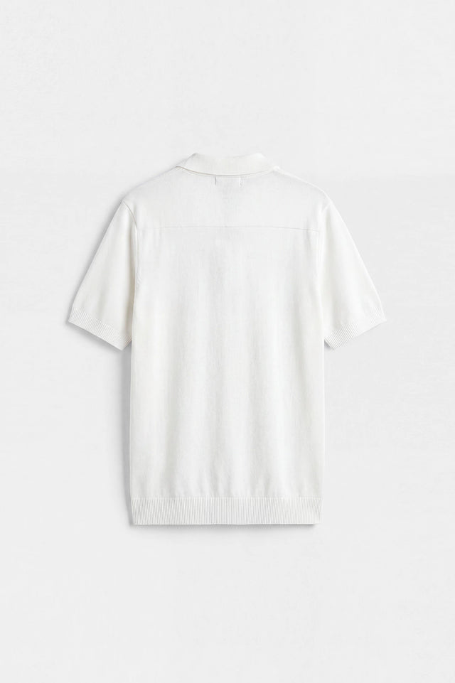Zipper Textured Polo
