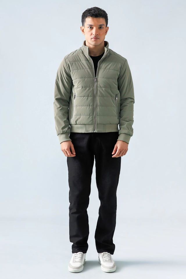 Mock Neck Puffer Jacket