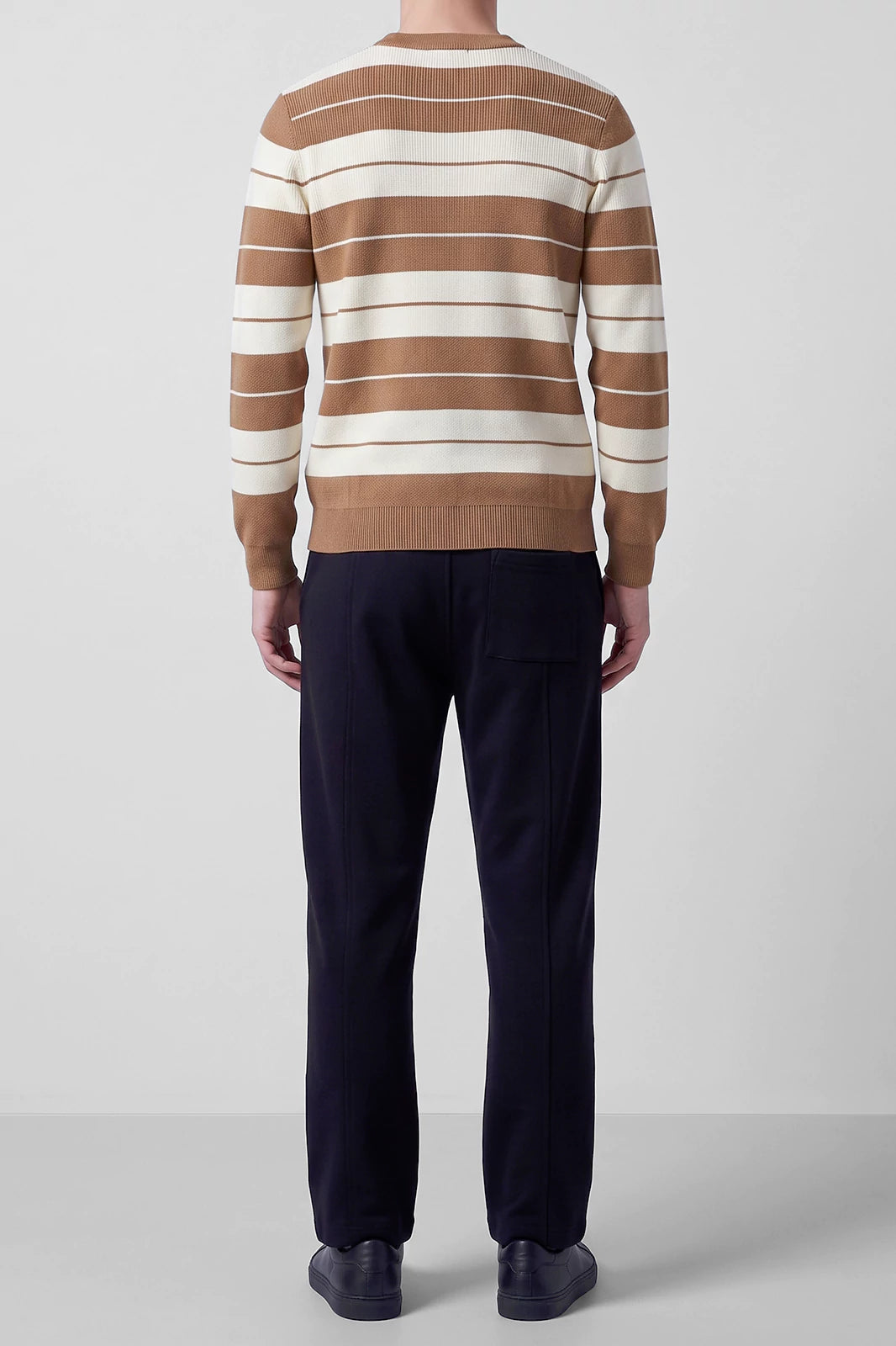 Crew Neck Striped Sweater