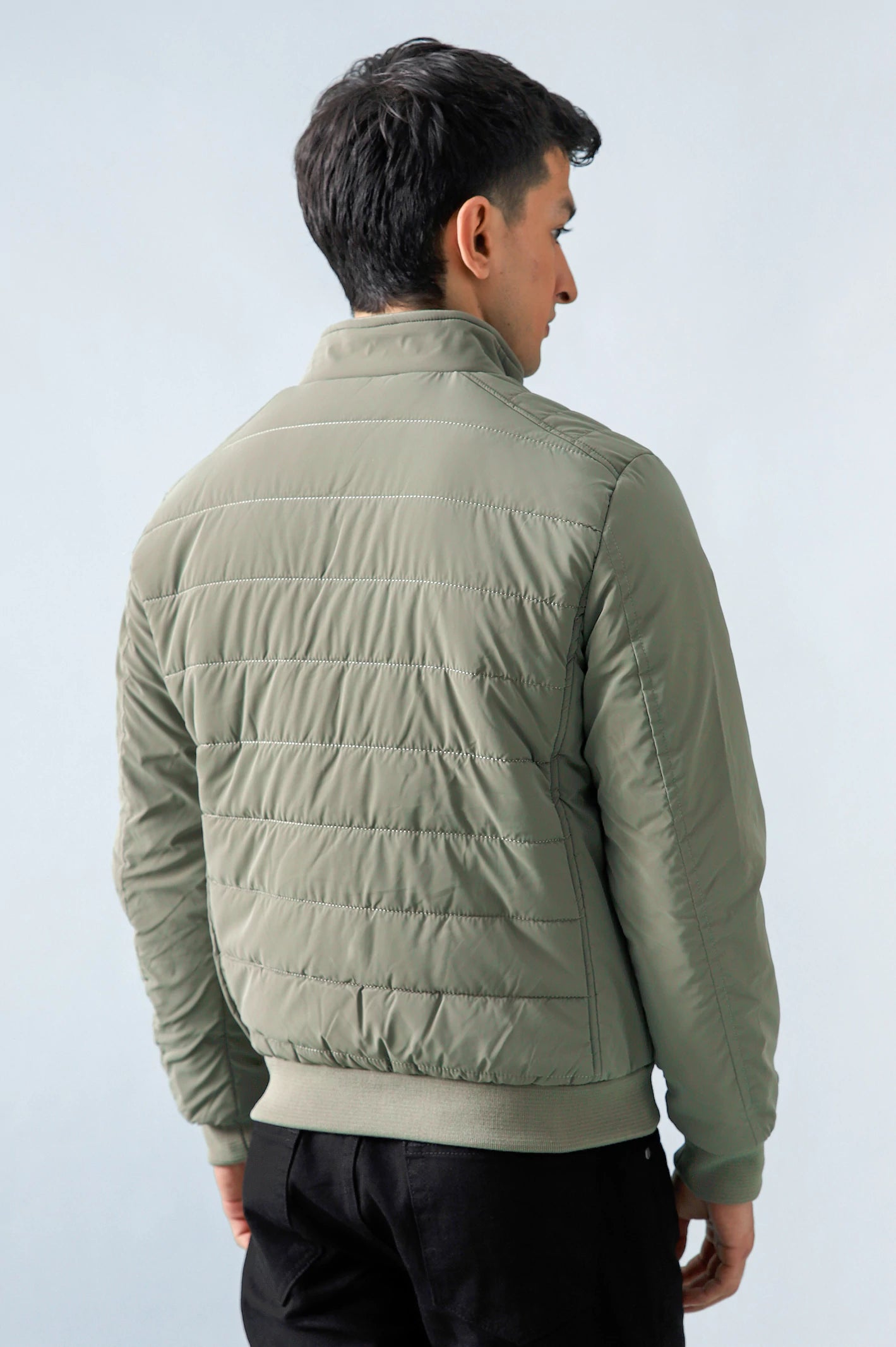 Mock Neck Puffer Jacket