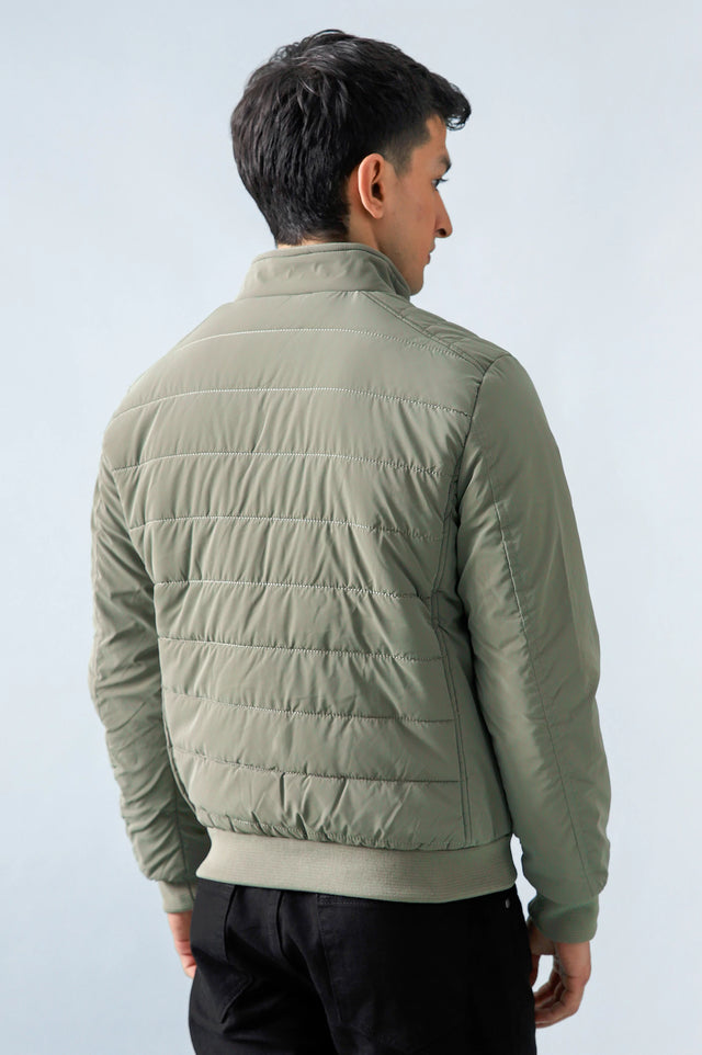 Mock Neck Puffer Jacket
