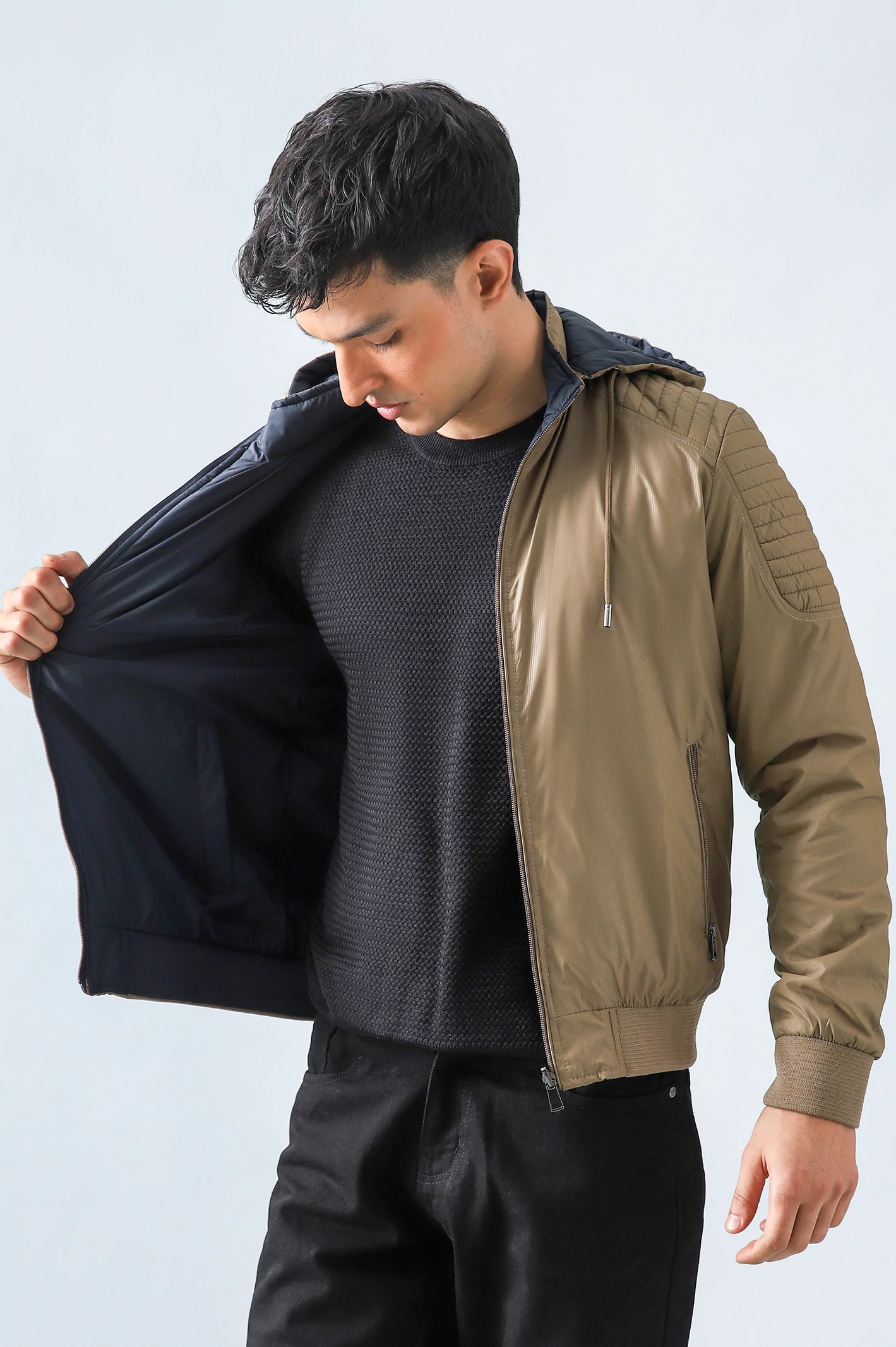 Reversible Hooded Jacket