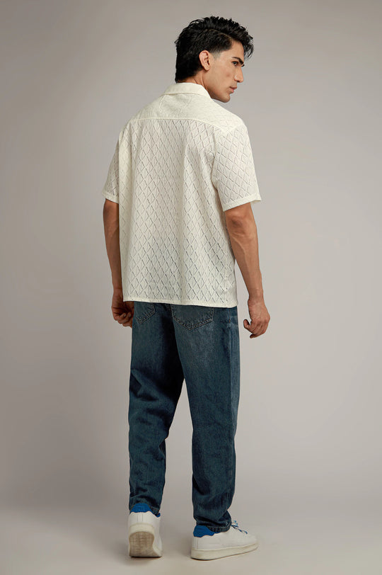 Cuban Collar Knitted shirt