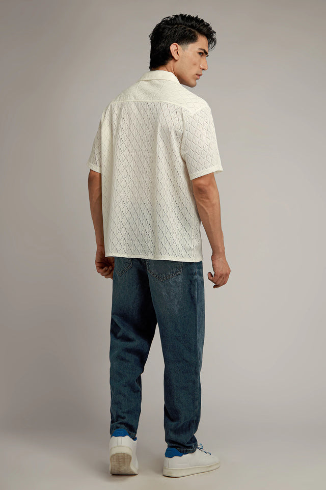 Cuban Collar Knitted shirt