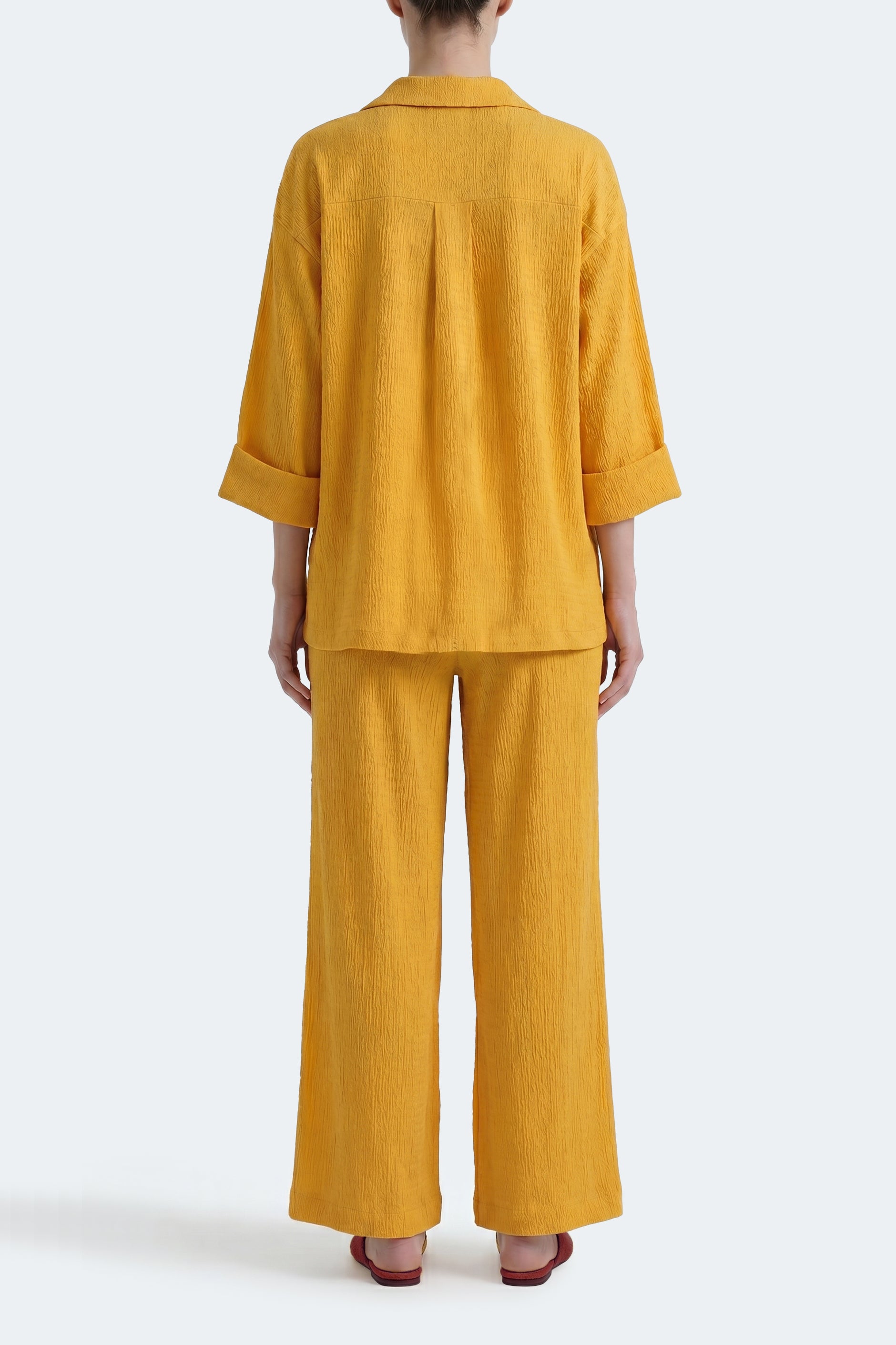 V-Neck Button-Down Co-Ord Set