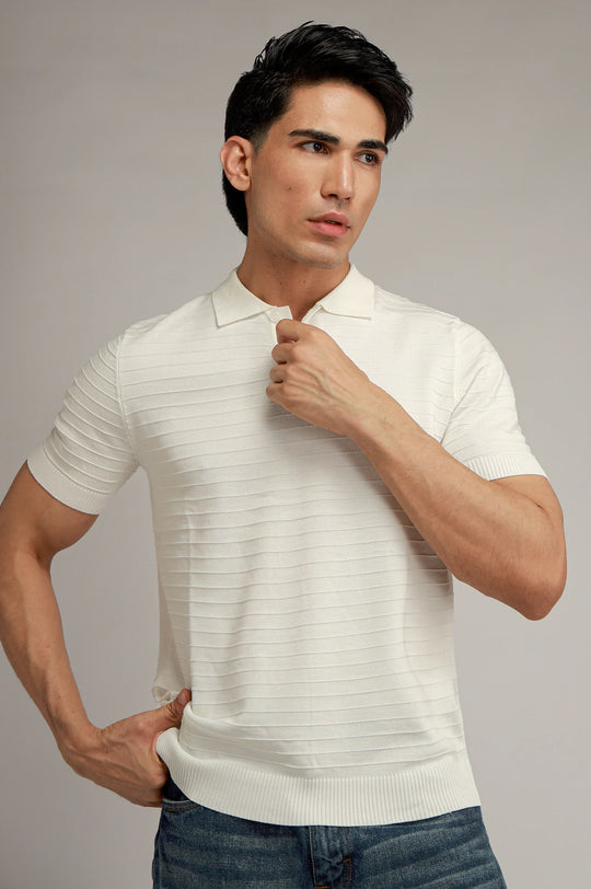 Basic Textured Polo