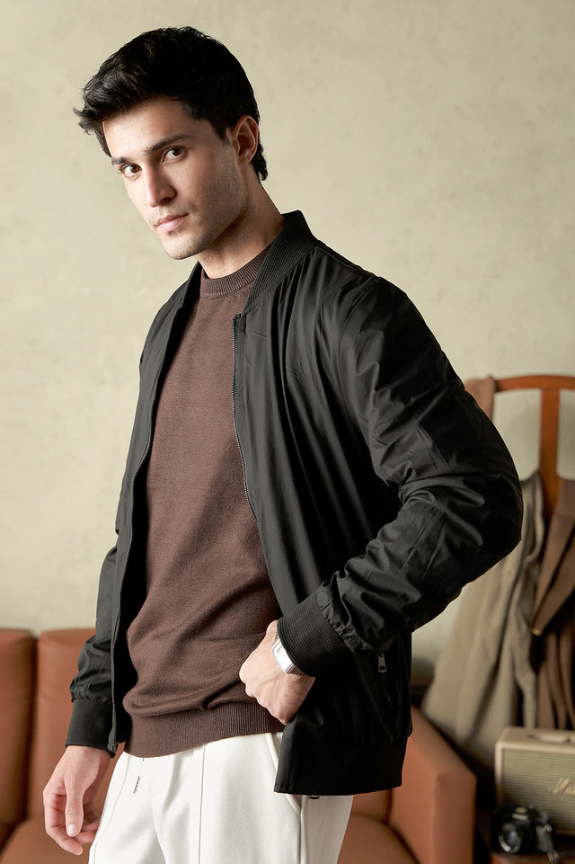 Mock Neck Jacket