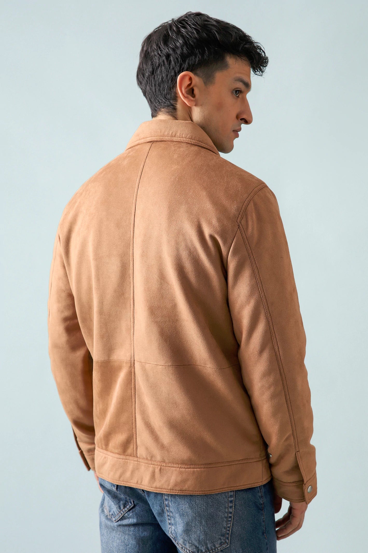 Suede Trucker Jacket