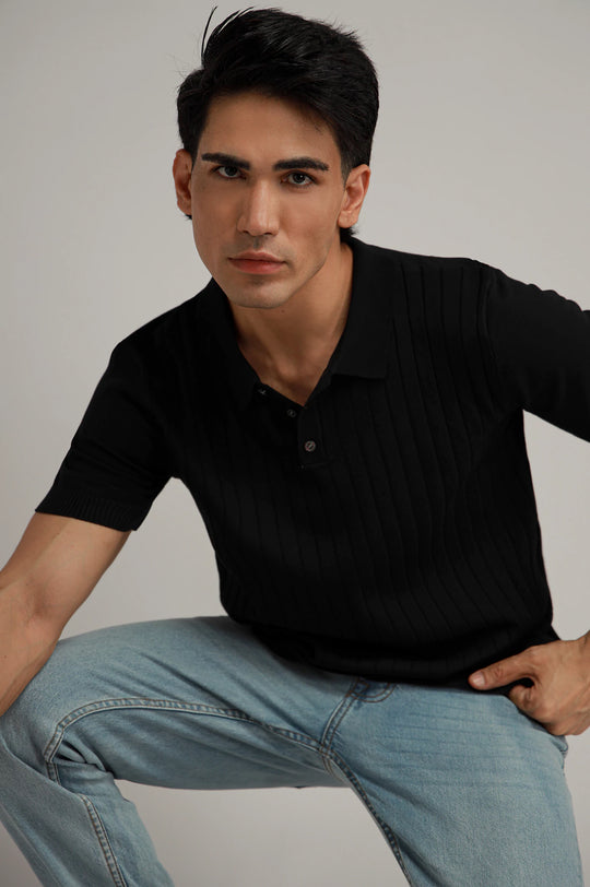 Basic Textured Polo