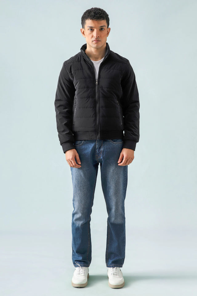 Mock Neck Puffer Jacket