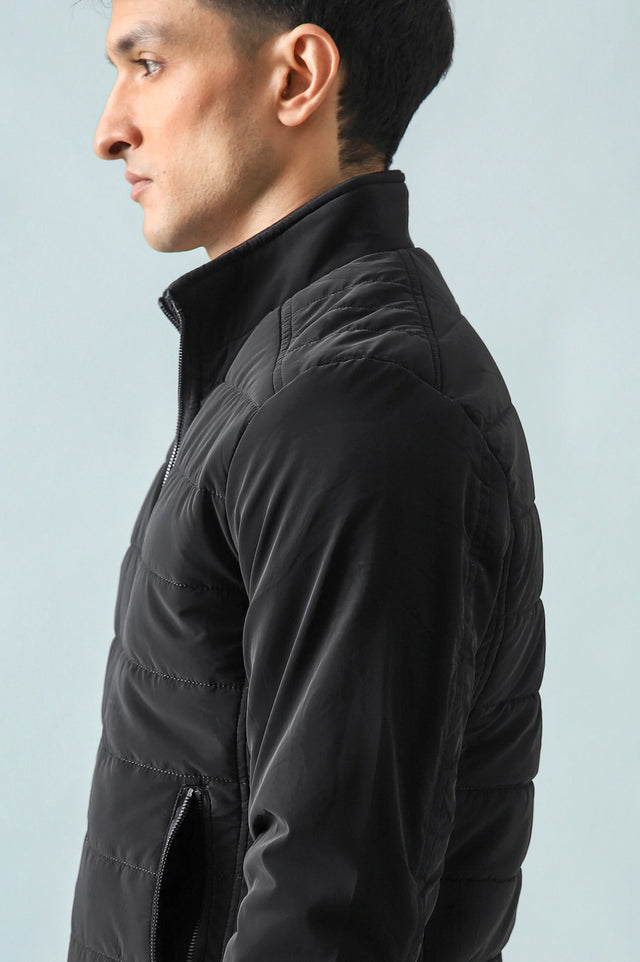 Mock Neck Puffer Jacket