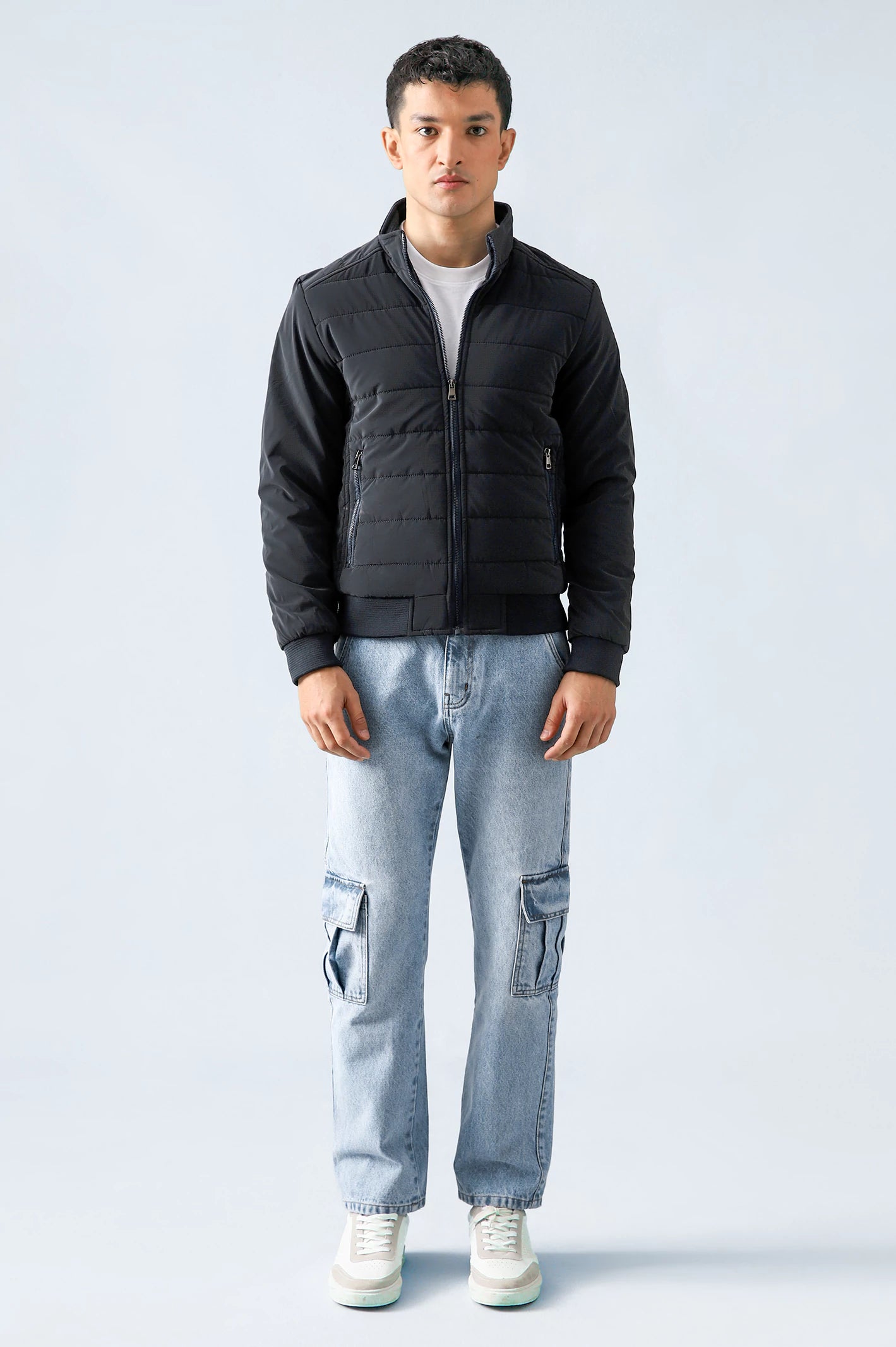 Mock Neck Puffer Jacket