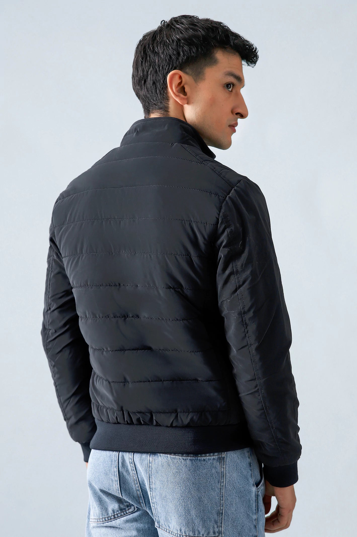Mock Neck Puffer Jacket