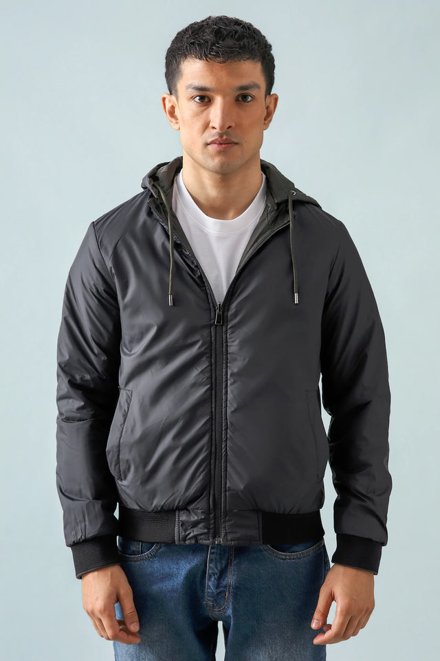 Reversible Hooded Jacket