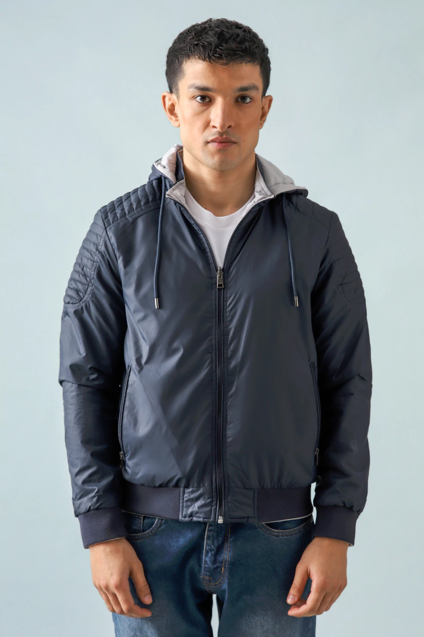 Reversible Hooded Jacket