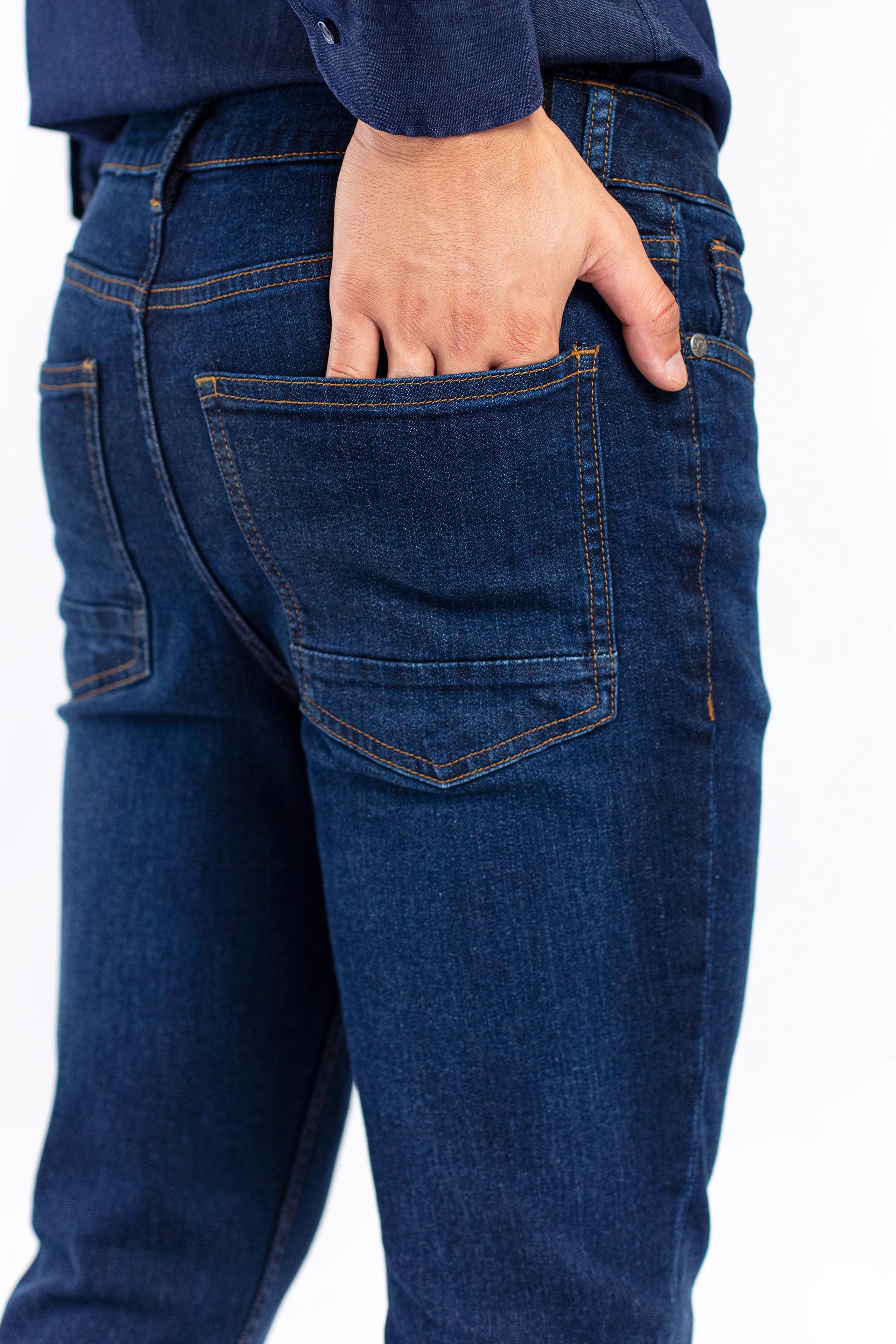 Super Skinny Dark Blue Jeans