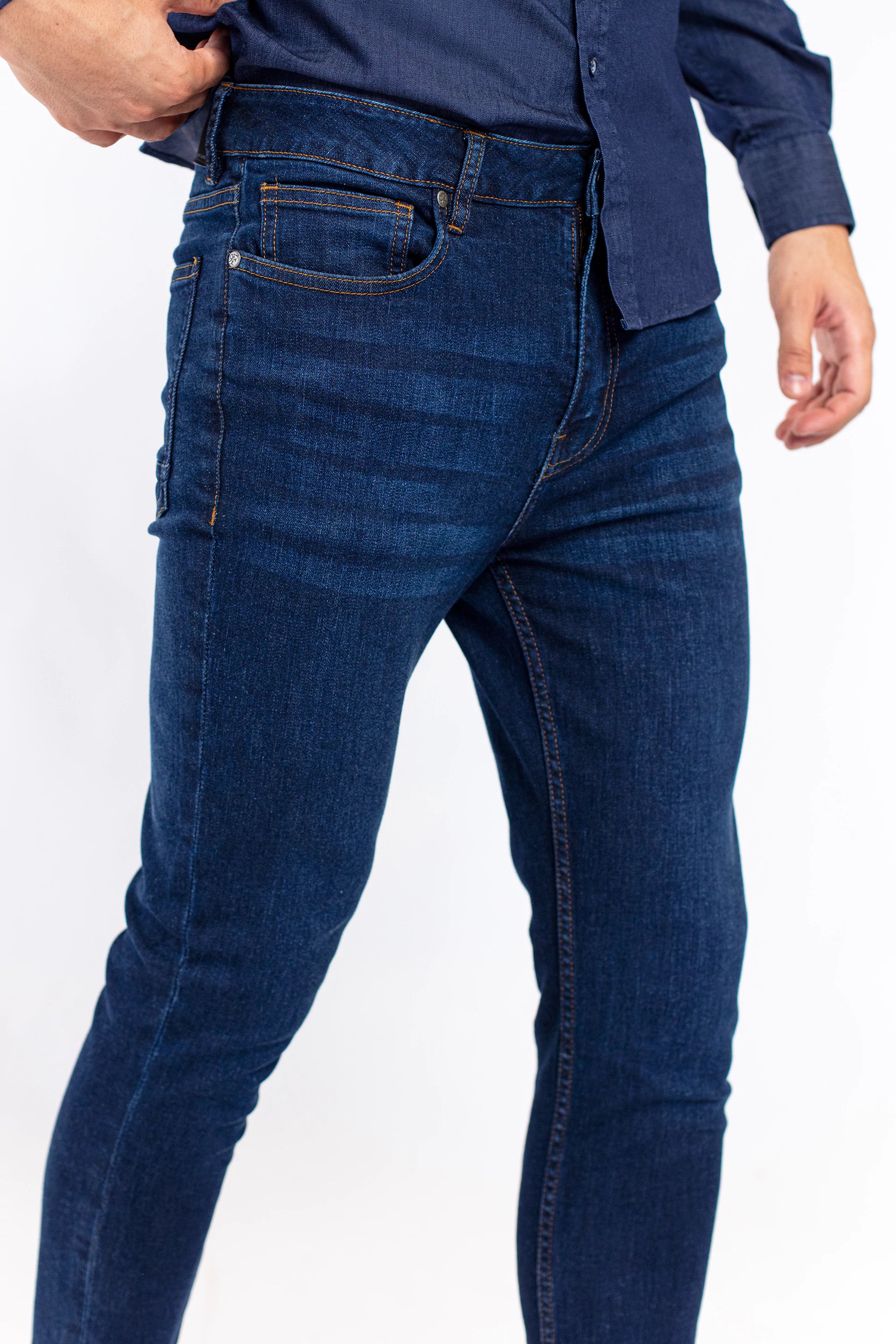 Super Skinny Dark Blue Jeans