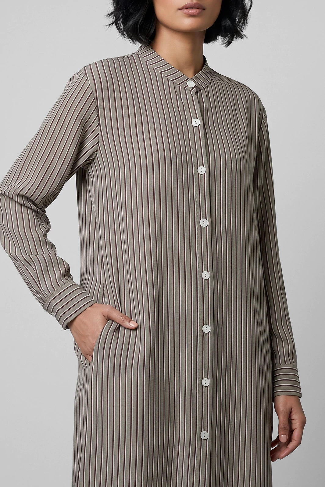 Striped Long Dress