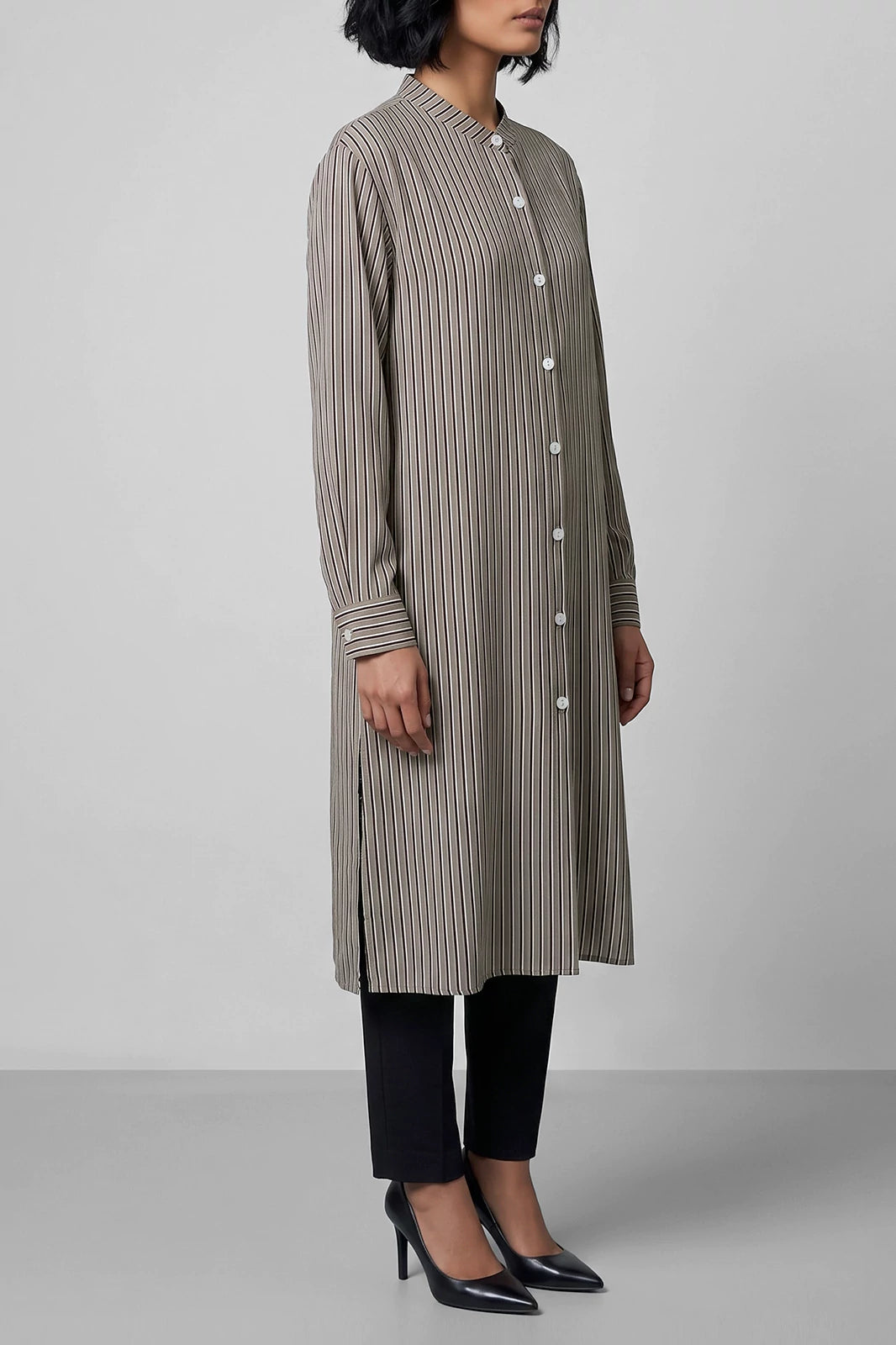 Striped Long Dress