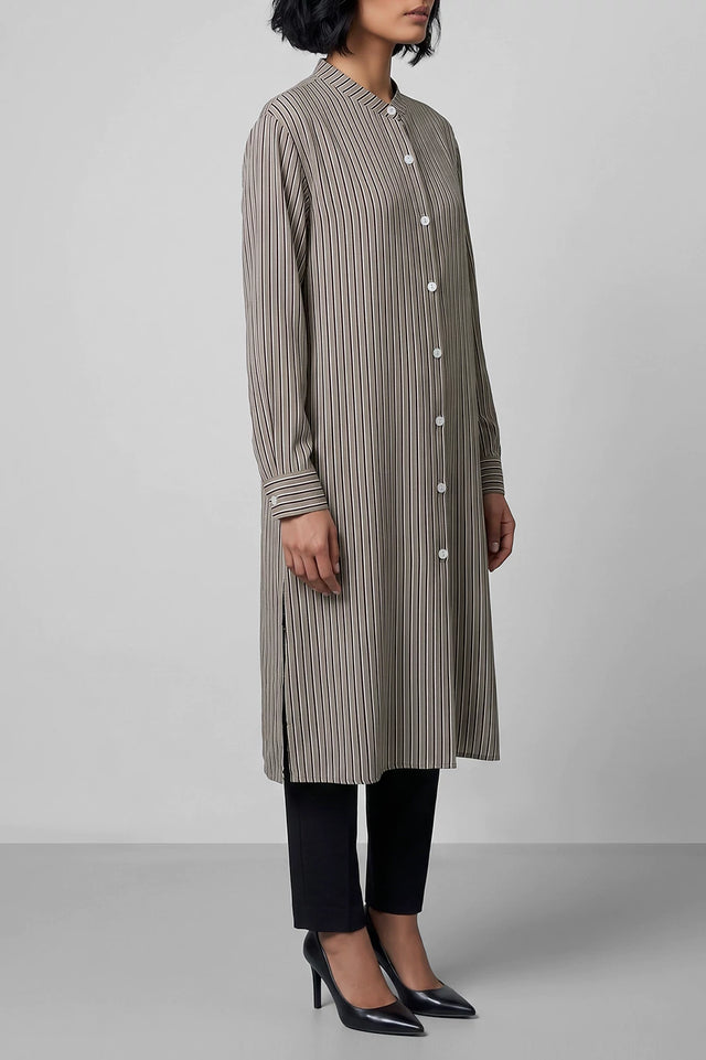 Striped Long Dress