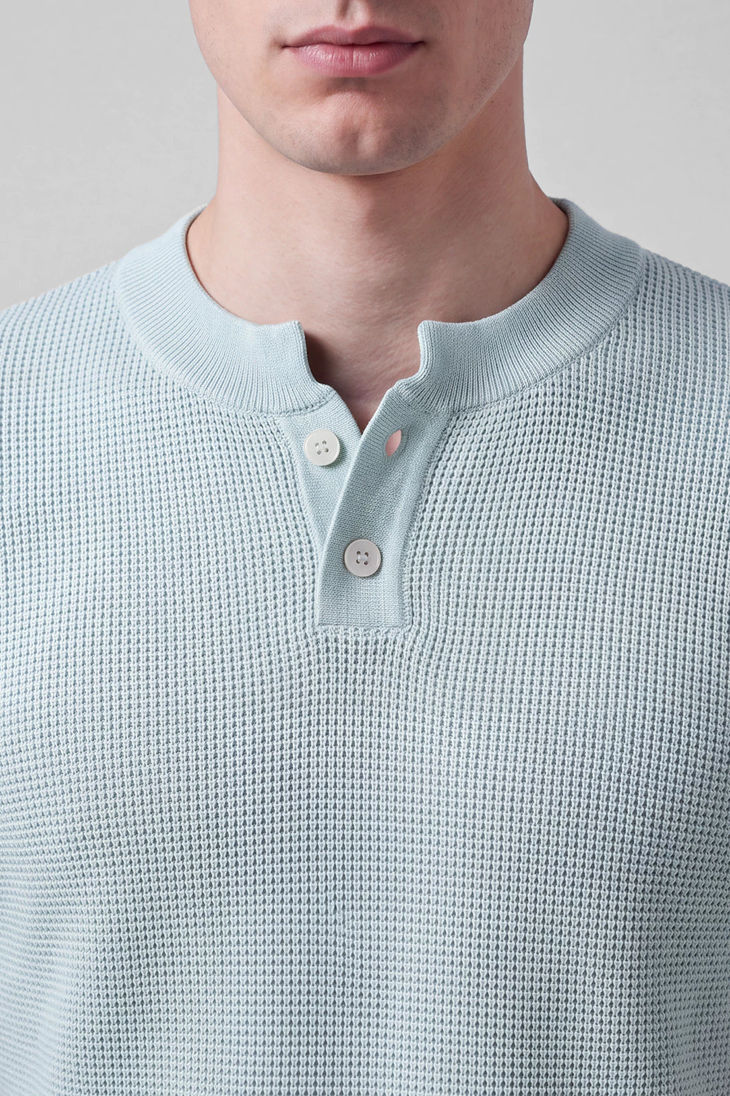 Textured Henley T-Shirt