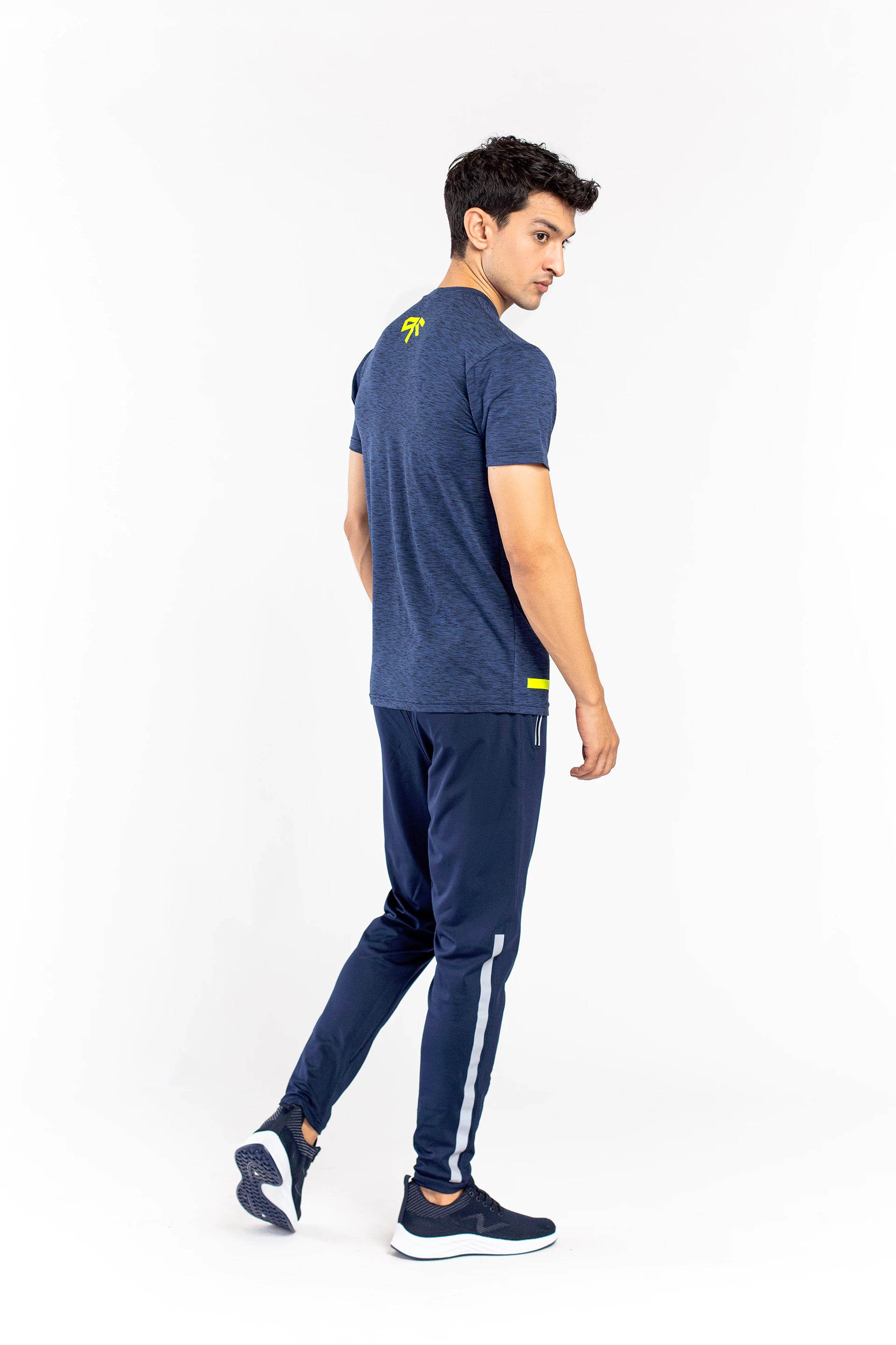 Navy Melange T-Shirt - 9figure