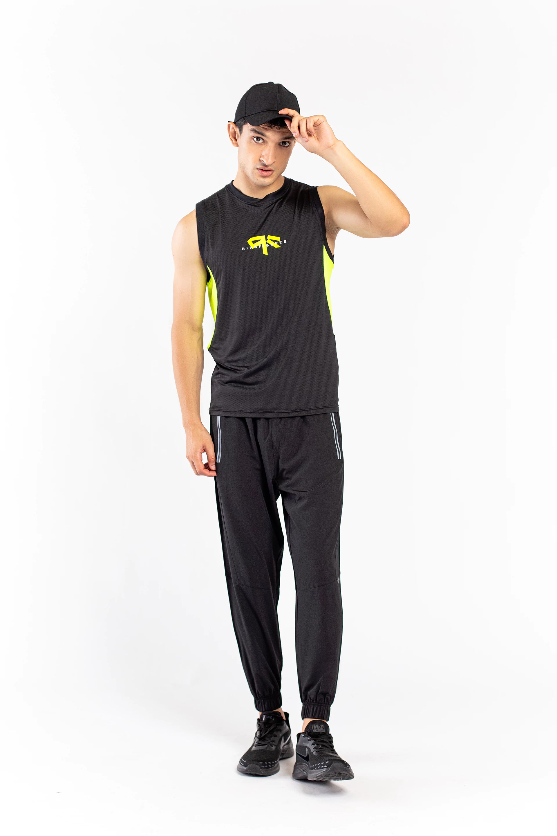 Black Micro Stretch Jogger - 9figure