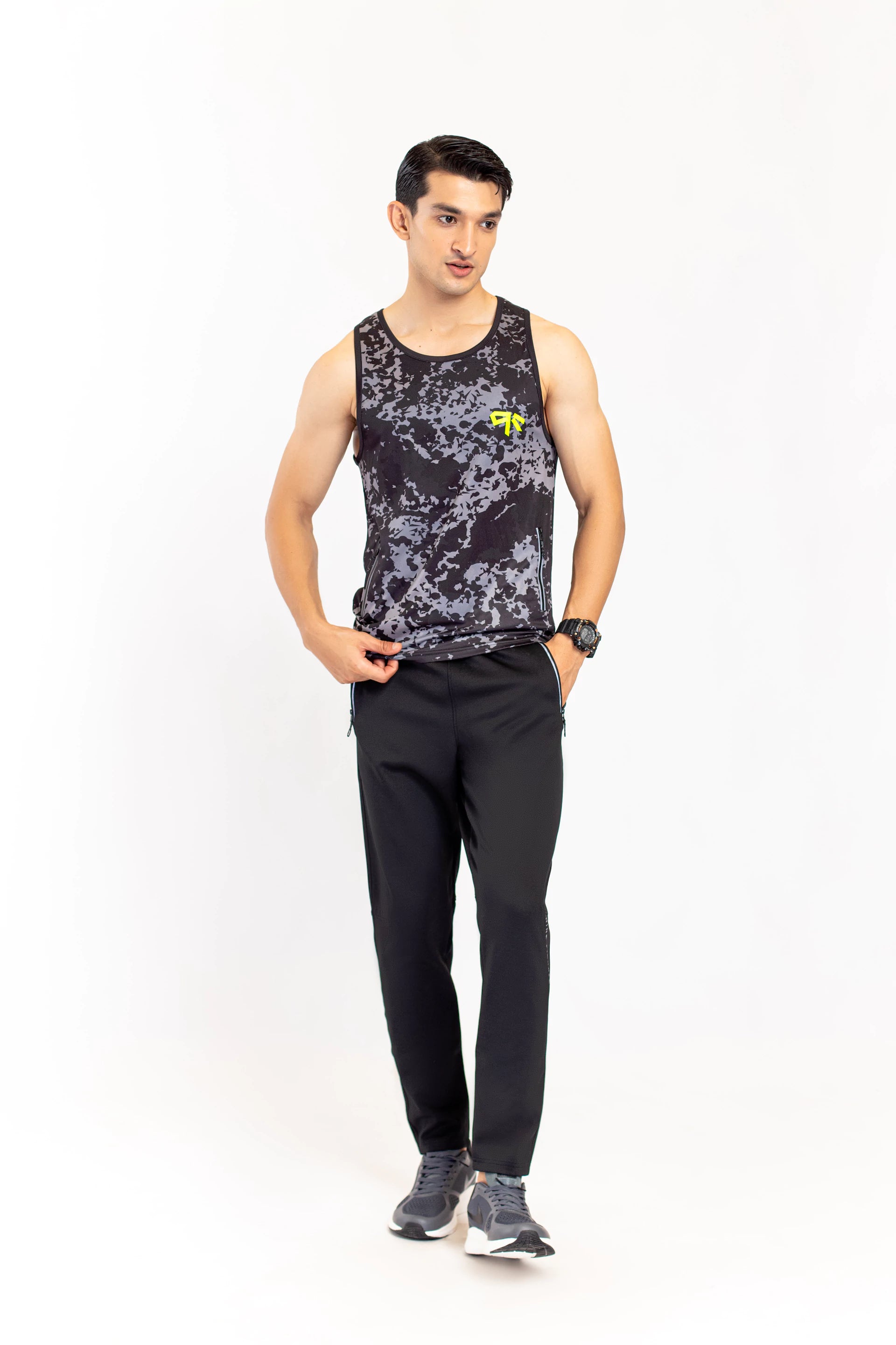 Black and grey Submlition Tanktop - 9figure