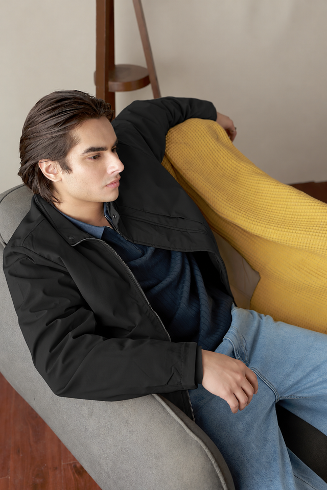 Mock Neck Jacket