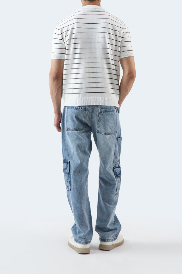 Crew Neck Striped T-Shirt