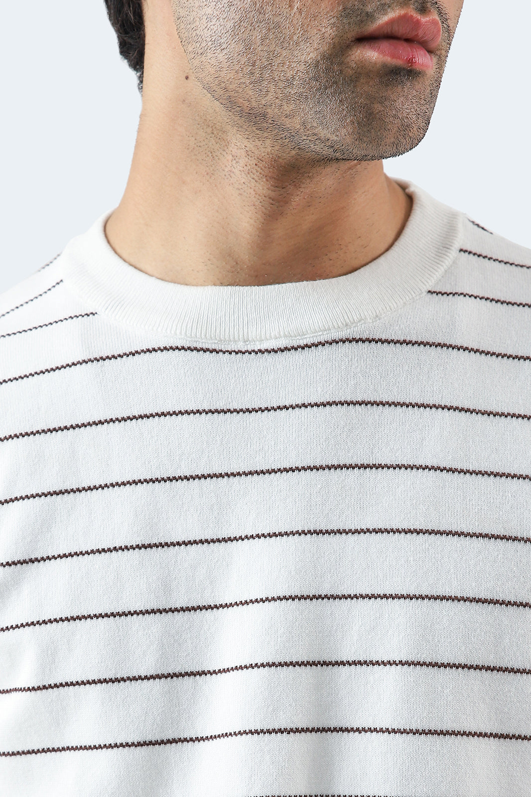 Crew Neck Striped T-Shirt