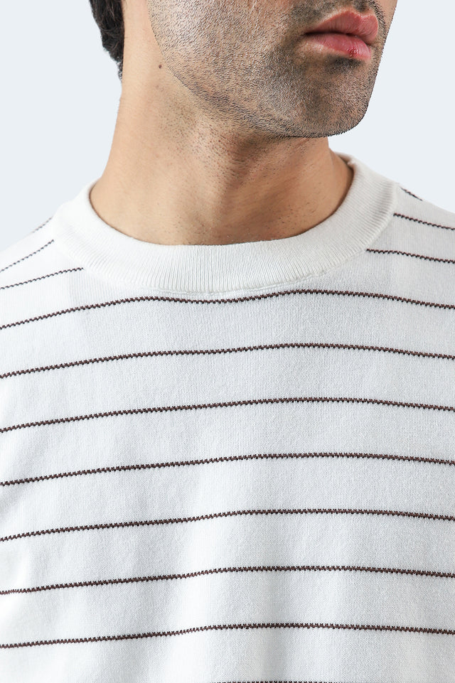 Crew Neck Striped T-Shirt