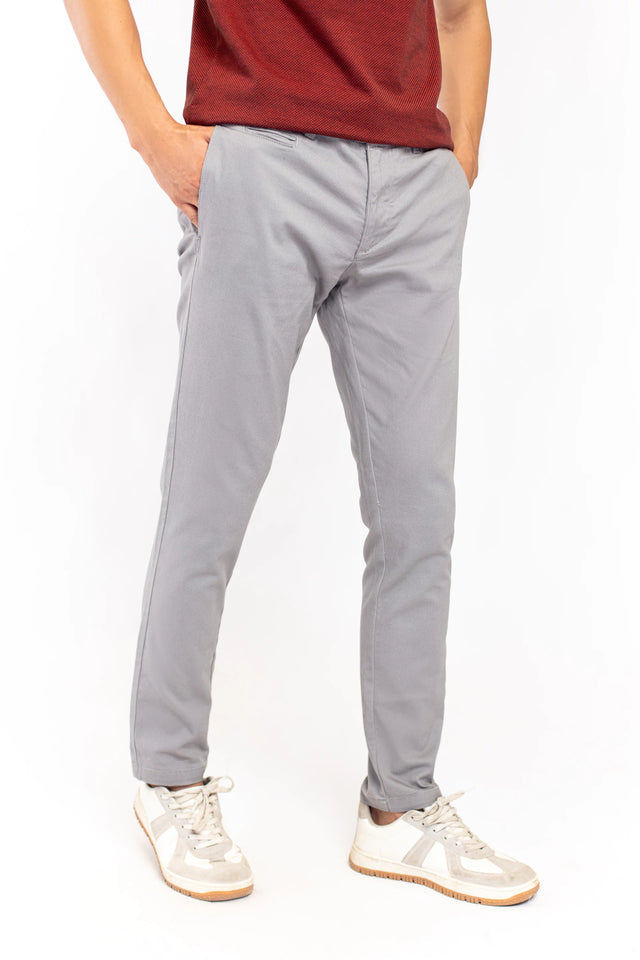 Basic Grey Chinos - 9figure