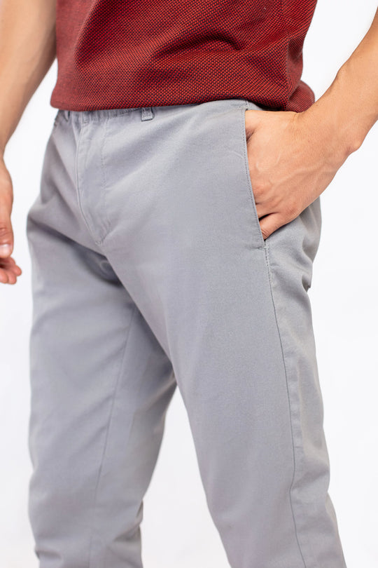 Basic Grey Chinos - 9figure