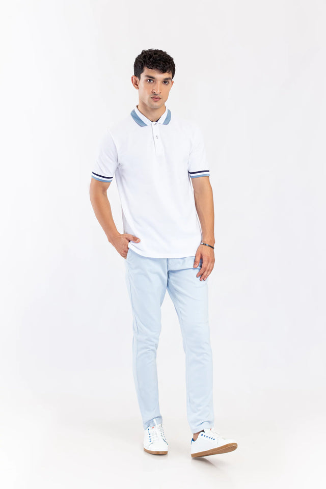 Tipping Collar Polo Shirt - 9figure