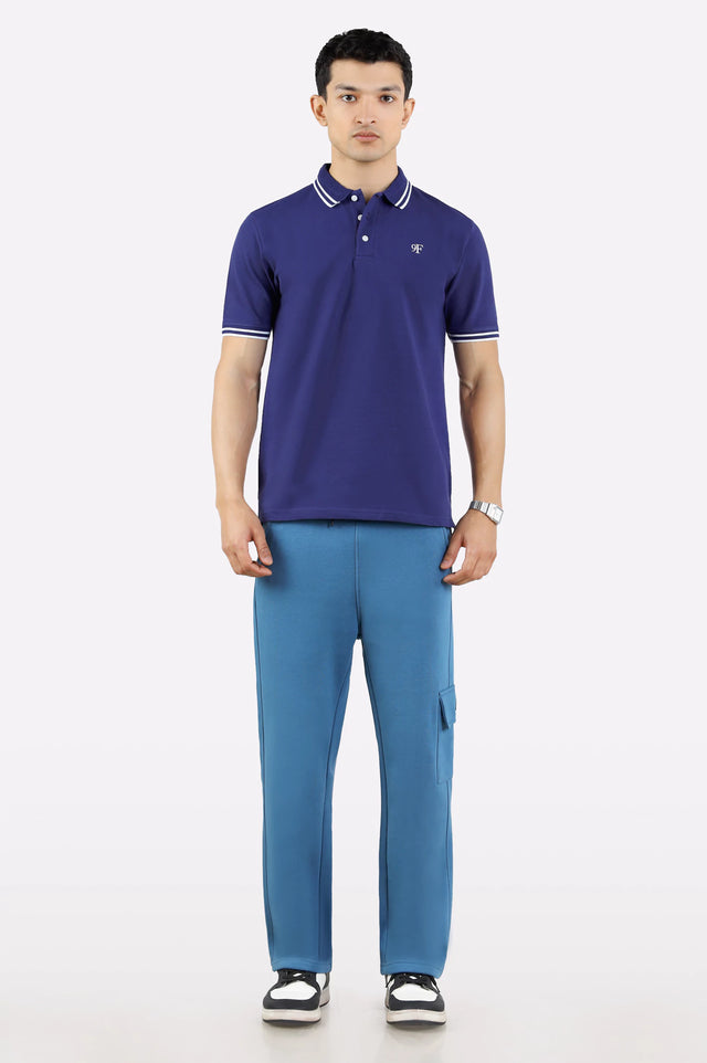 Jacquard Collar Polo