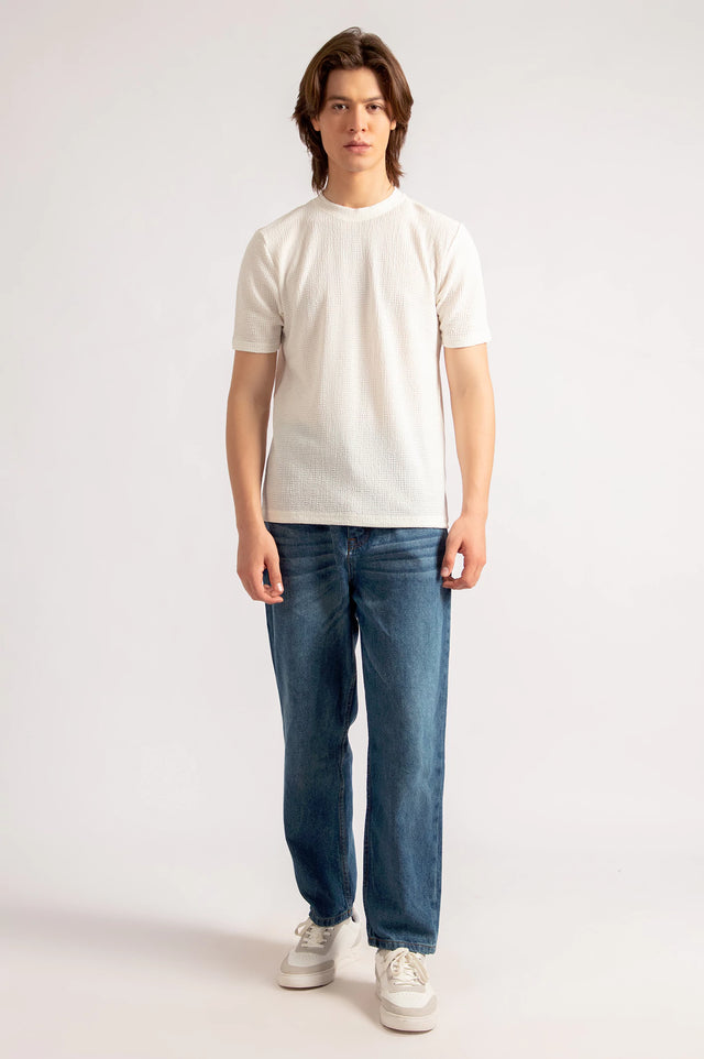 Basic Textured T-Shirt