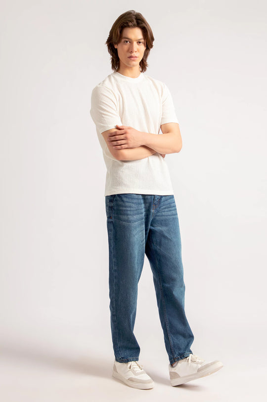 Basic Textured T-Shirt