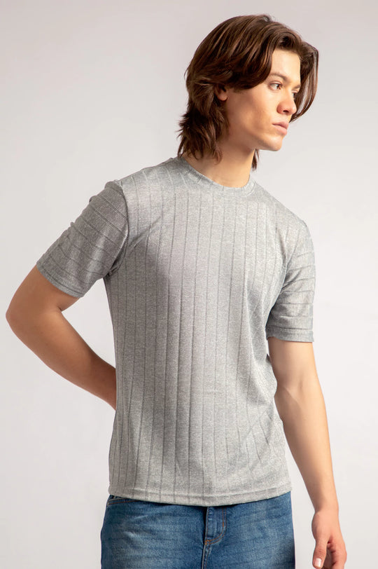 Basic Textured T-Shirt
