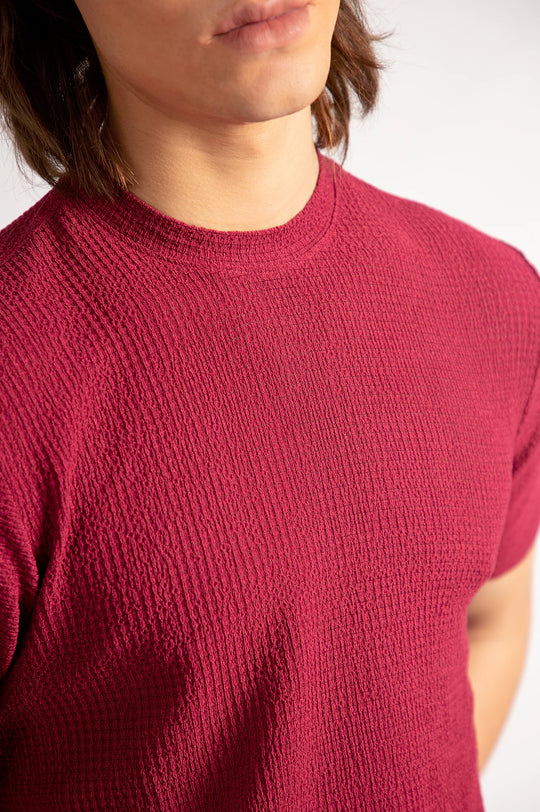 Basic Textured T-Shirt