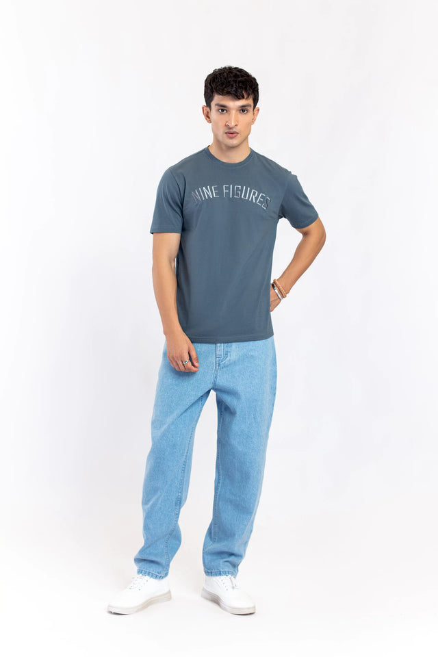 Basic Texted T-Shirt - 9figure