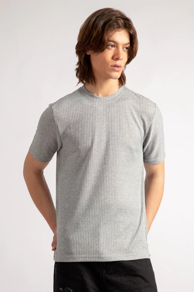 Basic Textured T-Shirt