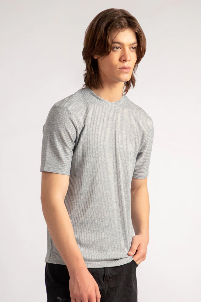 Basic Textured T-Shirt