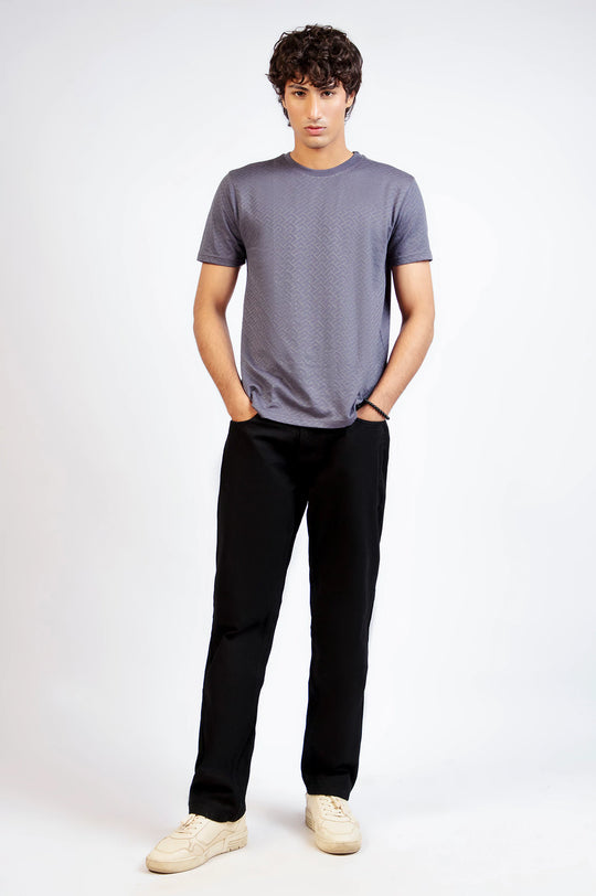 Basic Textured T-Shirt