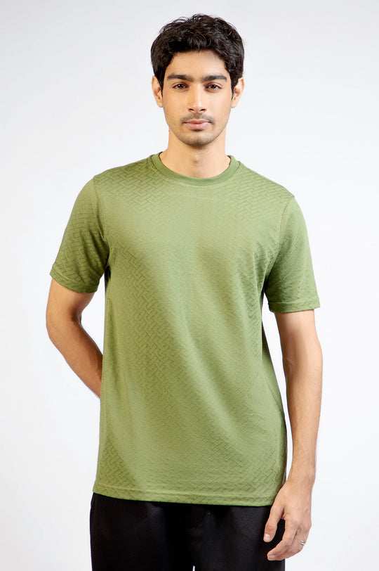 Basic Textured T-Shirt