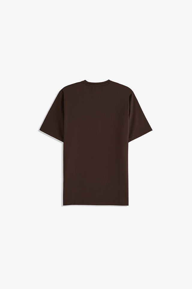 Textured Crew Neck T-Shirt