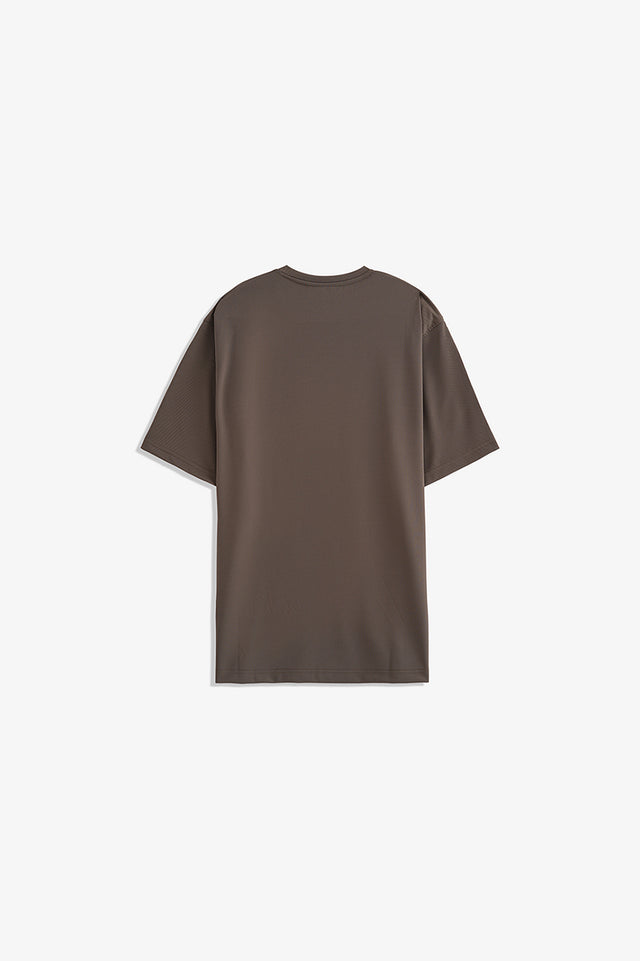 Textured Crew Neck T-Shirt